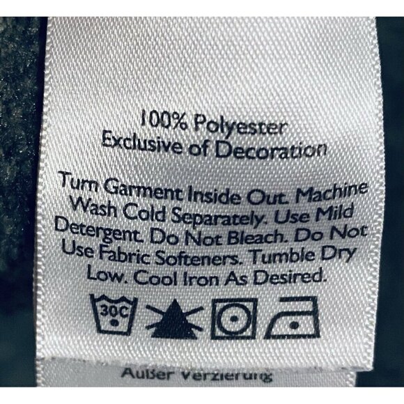 Eddie Bauer Sweater Mens XL Heathered Gray 1/4 Zip Pullover Mock Neck Hiking - Picture 5 of 5